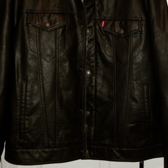 New Levi's Black Jacket LM7RU892 - Picture 3 of 8